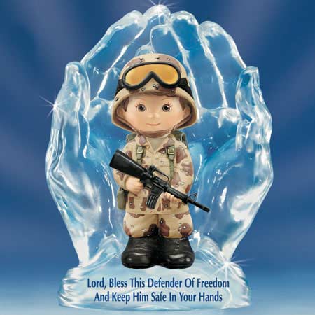 Iraqi Precious Moments Statuette