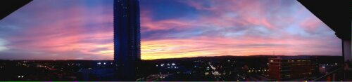 Sunset over West Austin