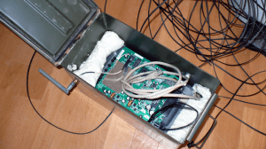 An improved wireless device, in an ammo can.