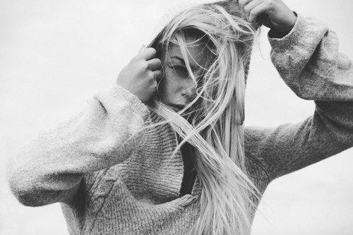 Unnecessarily elaborate sweater collars.