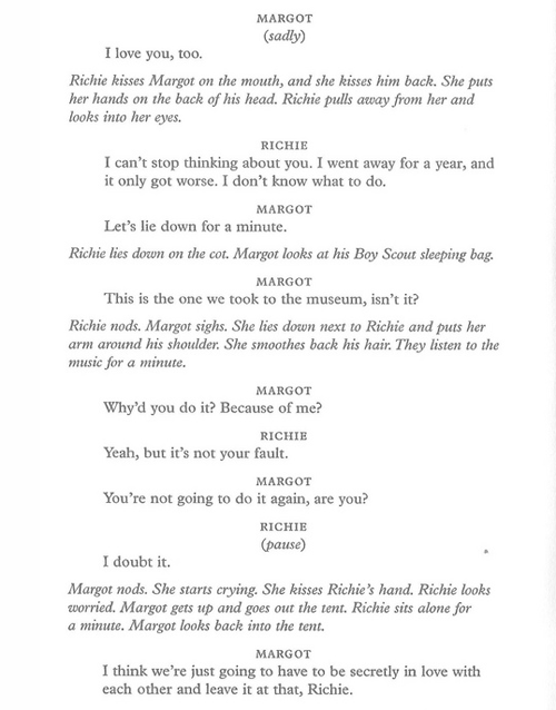 Margot loves Richie.