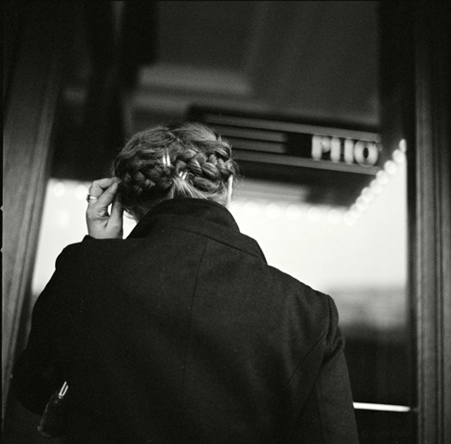 The lady runs errands in 1953.