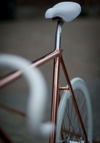 Copper bike.