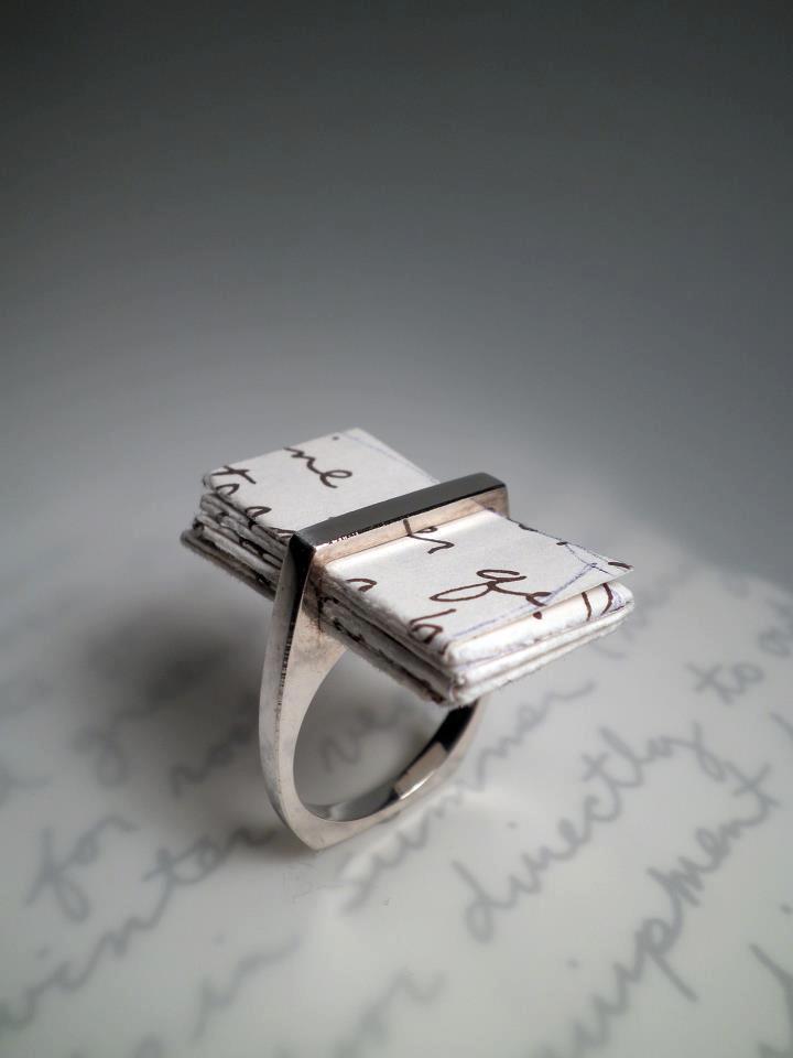 Love letter ring.