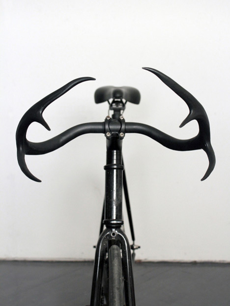 Antler handlebars.
