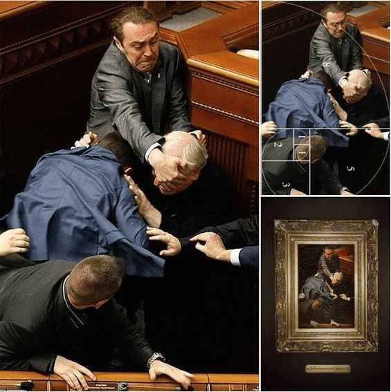 Ukraine Parliament and the Golden Ratio